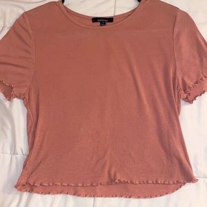 Pastel pink crop top